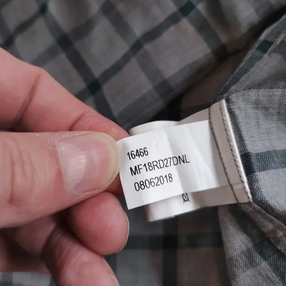 Peter Millar Collection Shirt Mens Extra Large Gray Plaid Winter Soft Twill EUC - Picture 9 of 16